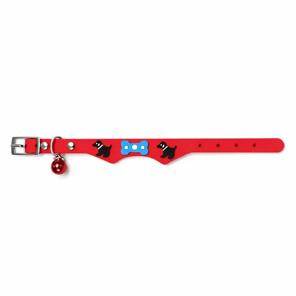 Adjustable Soft Silicone Cat/Puppy Collar with Bell – Lightweight & Waterproof