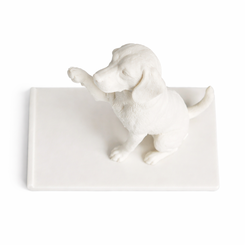 Beagle_figurine_Mobile_holder_Top_view
