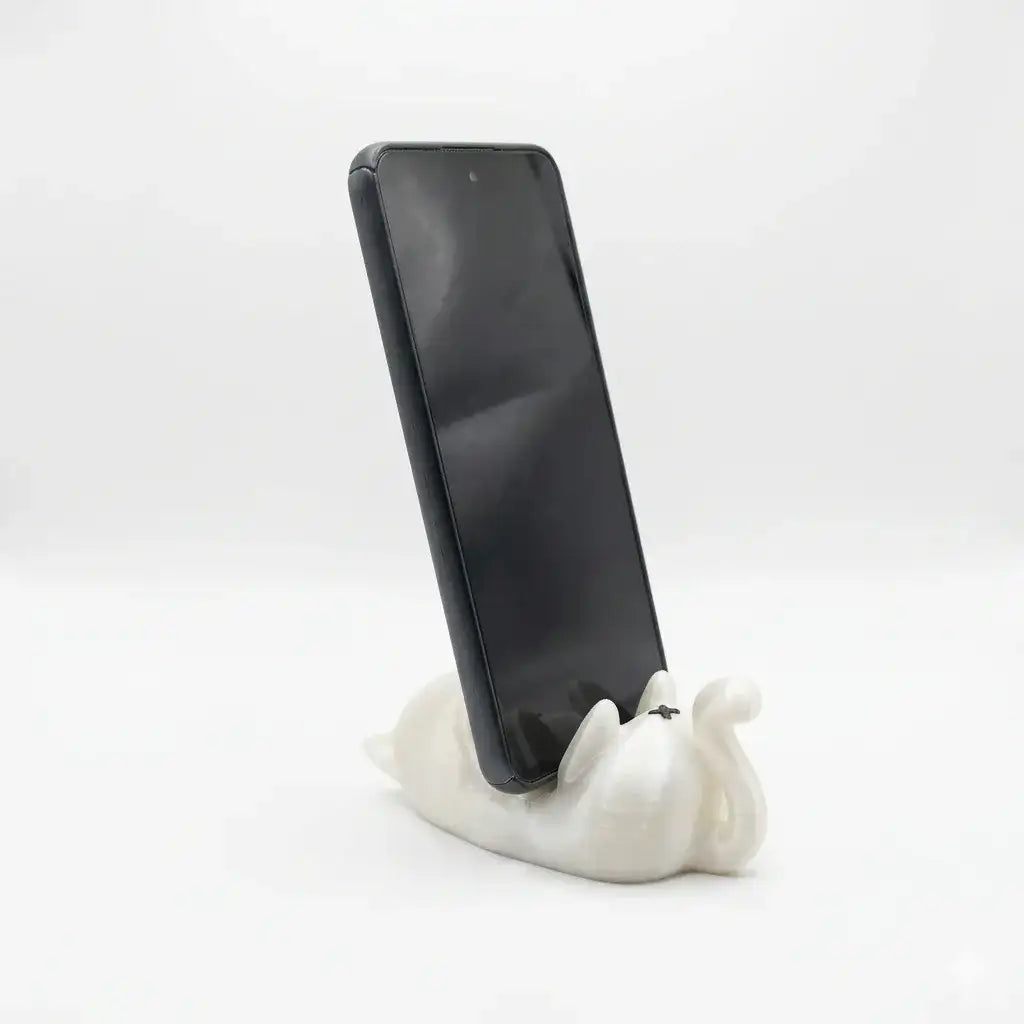 Cat_figurine_mobileholder_ Front View