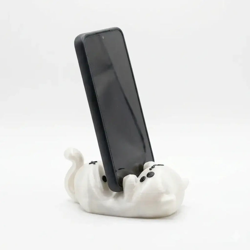Cat_figurine_mobileholder_ Side View