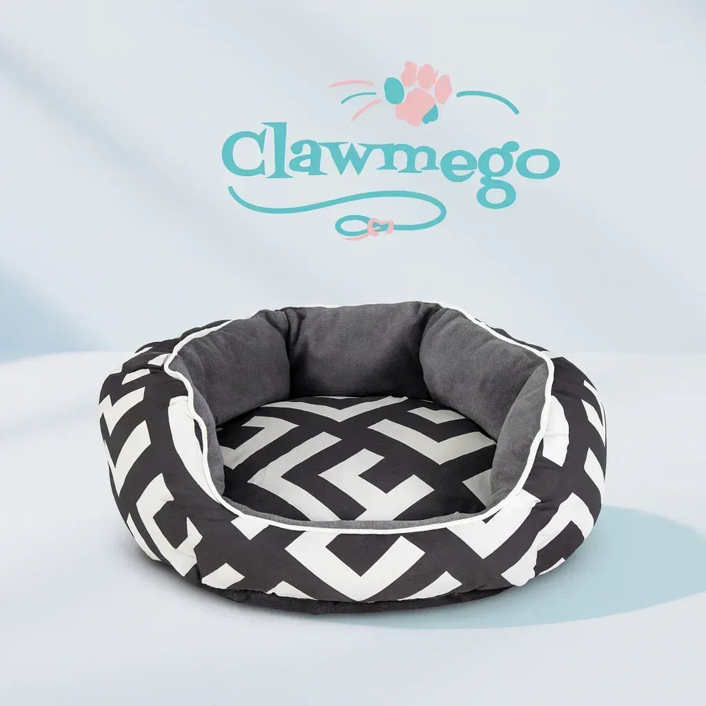 Ultra Soft Dog & Cat Bed – Plush Comfort & Washable - Clawmego
