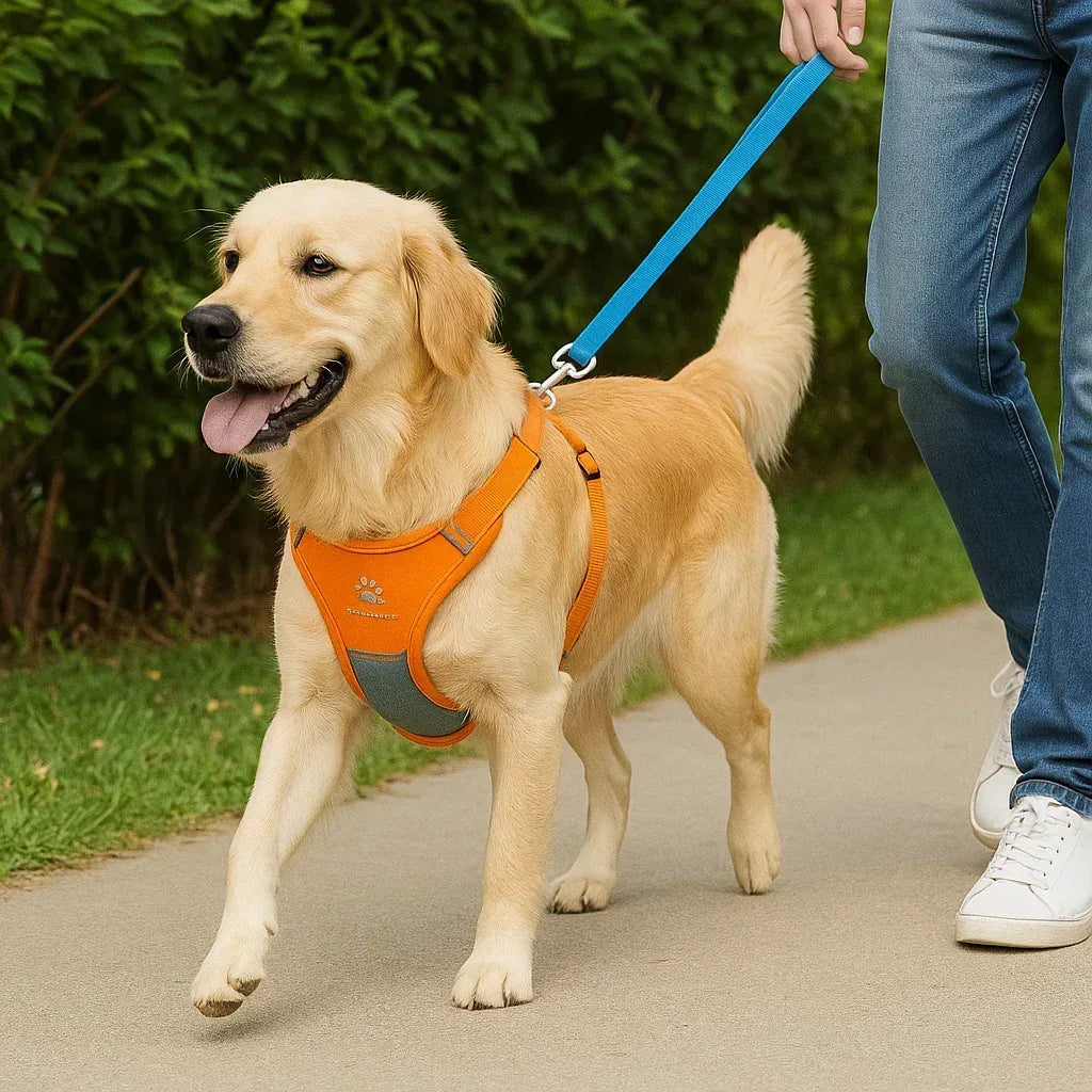 No-Pull Dog Harness, Padded Collar & Leash Combo - Clawmego