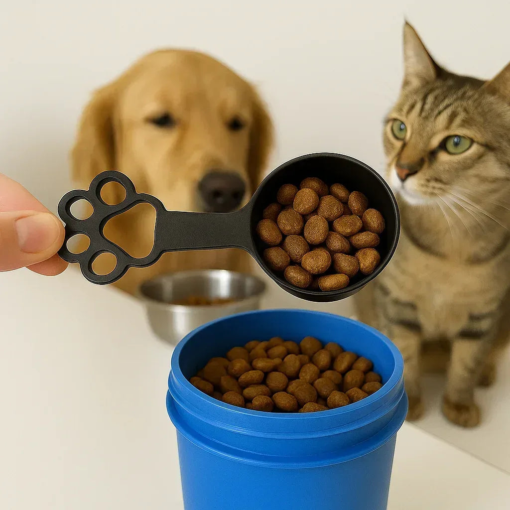 Paw Handle Food Scooper | Durable, Easy-Grip Pet Feeding Tool Sale - Clawmego
