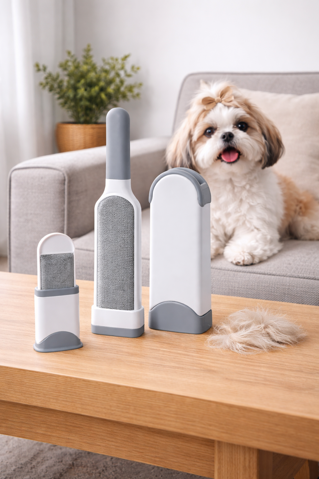 Clawmego Pet fur Remover – Reusable Brush for Dogs & Cats