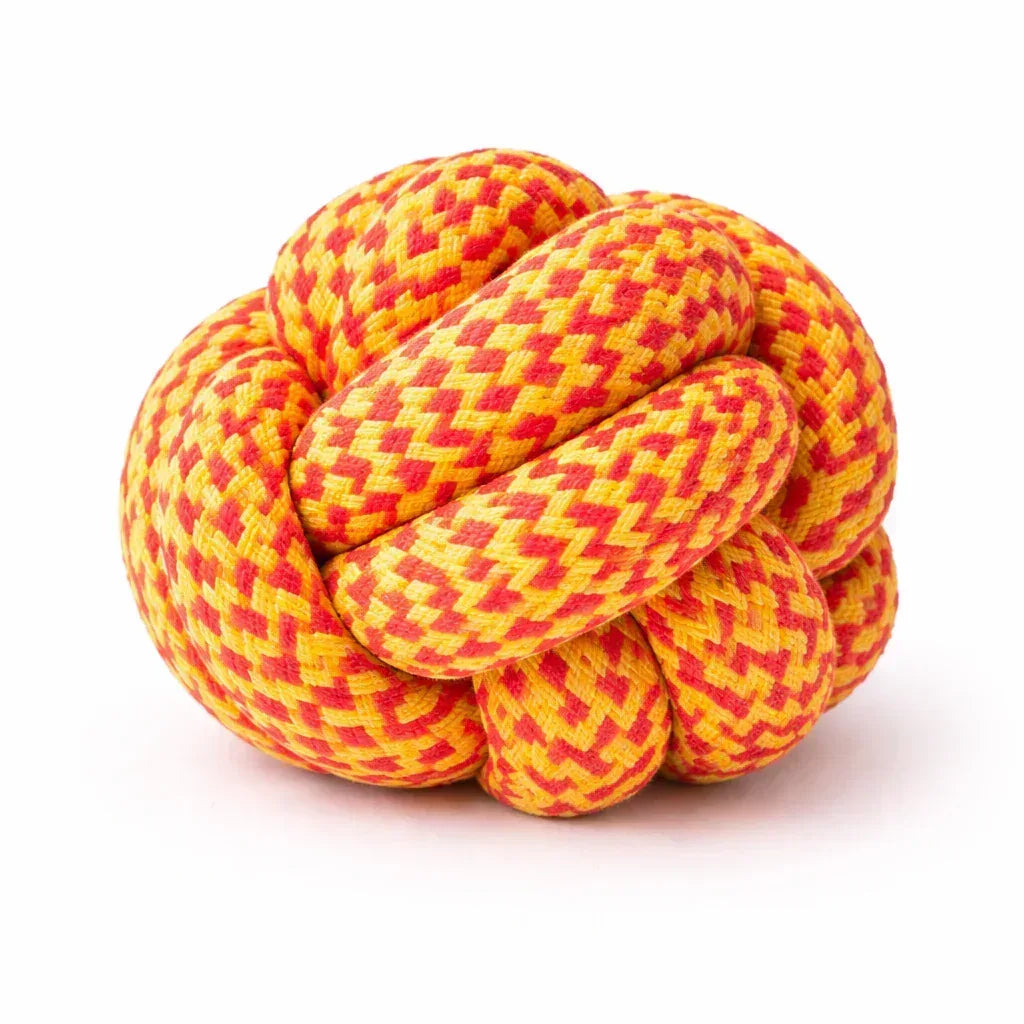 Knotted cotton rope ball toy- Pack of 2 pc - Clawmego