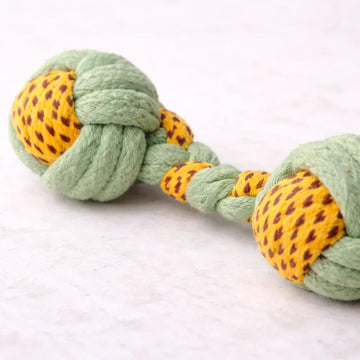 Skatrs Dumbbell Shaped Rope Chew Toy - Clawmego