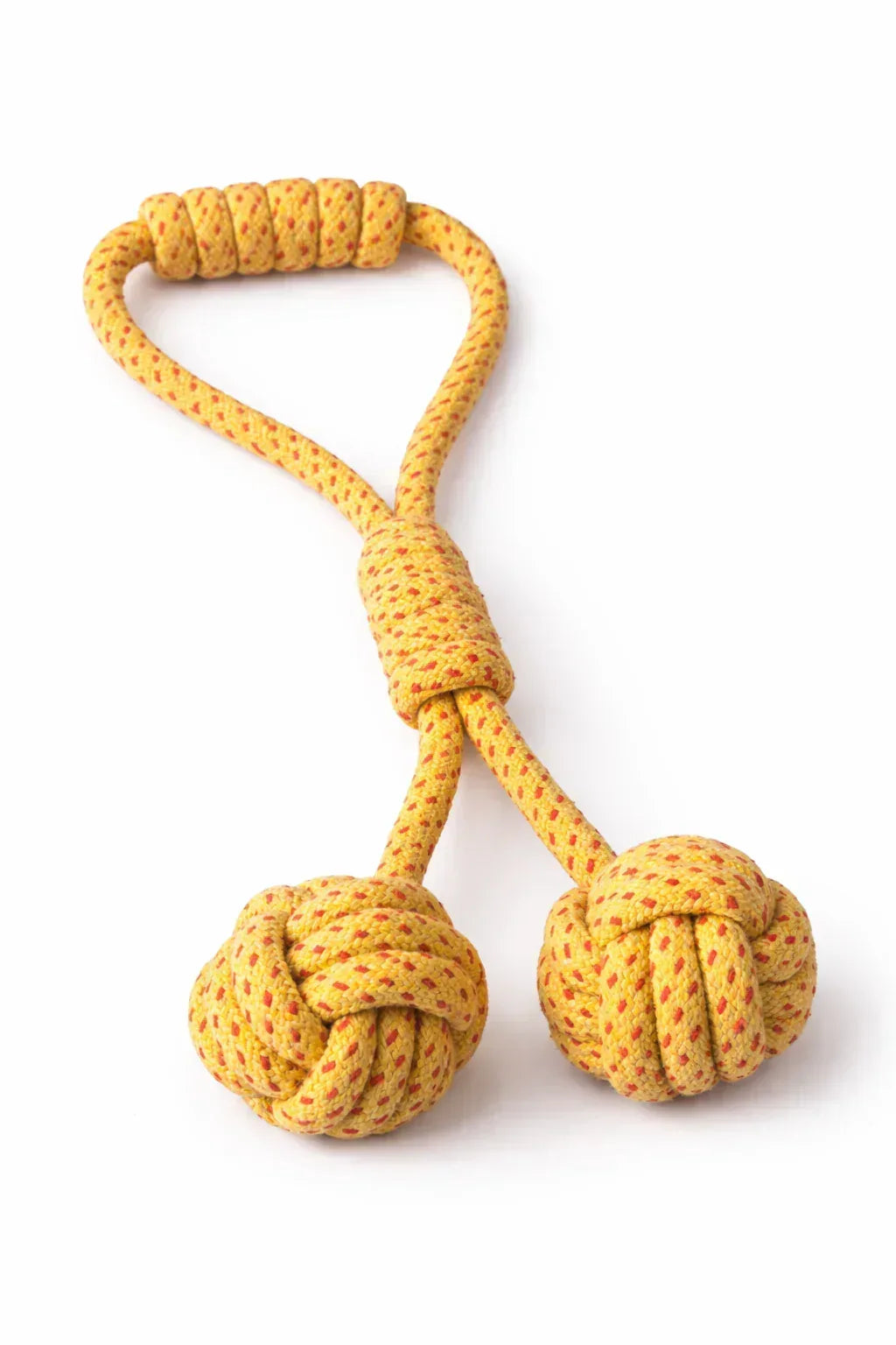 Rope Handle Toy with Double Knotted Balls - Clawmego