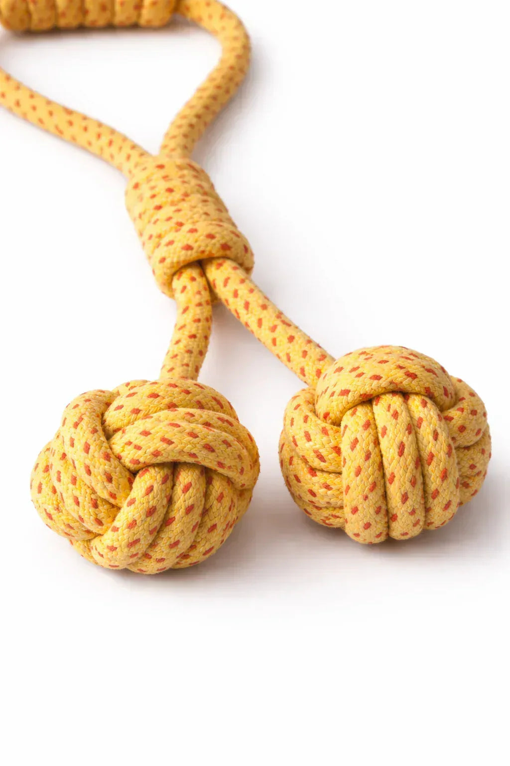 Rope Handle Toy with Double Knotted Balls - Clawmego