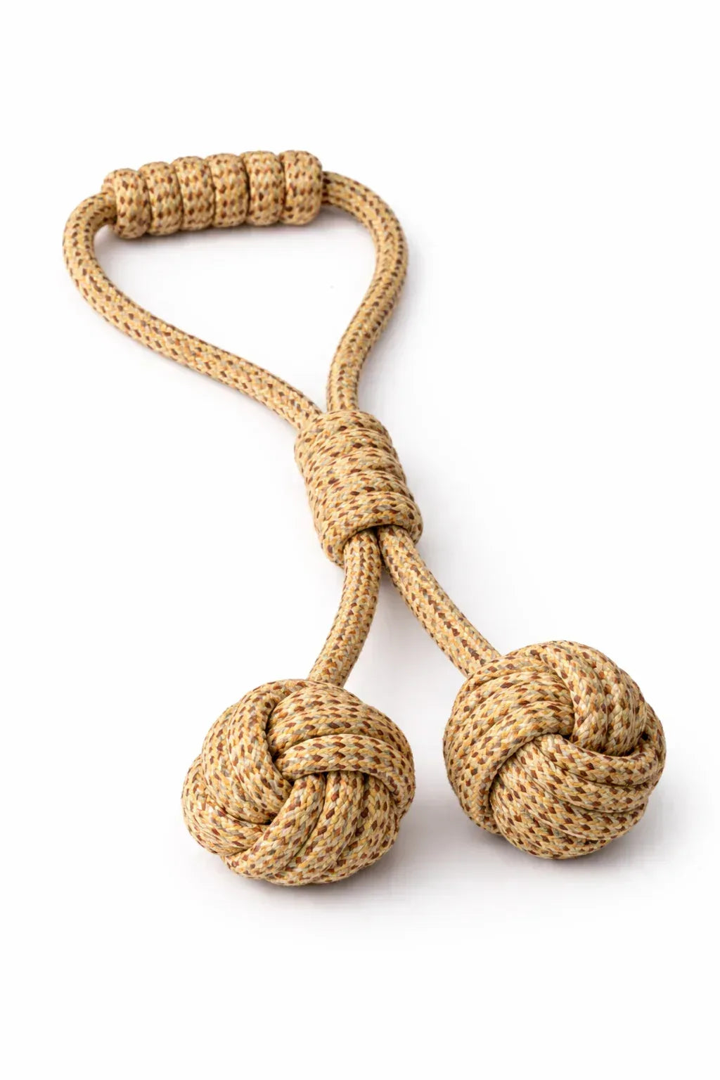 Rope Handle Toy with Double Knotted Balls - Clawmego