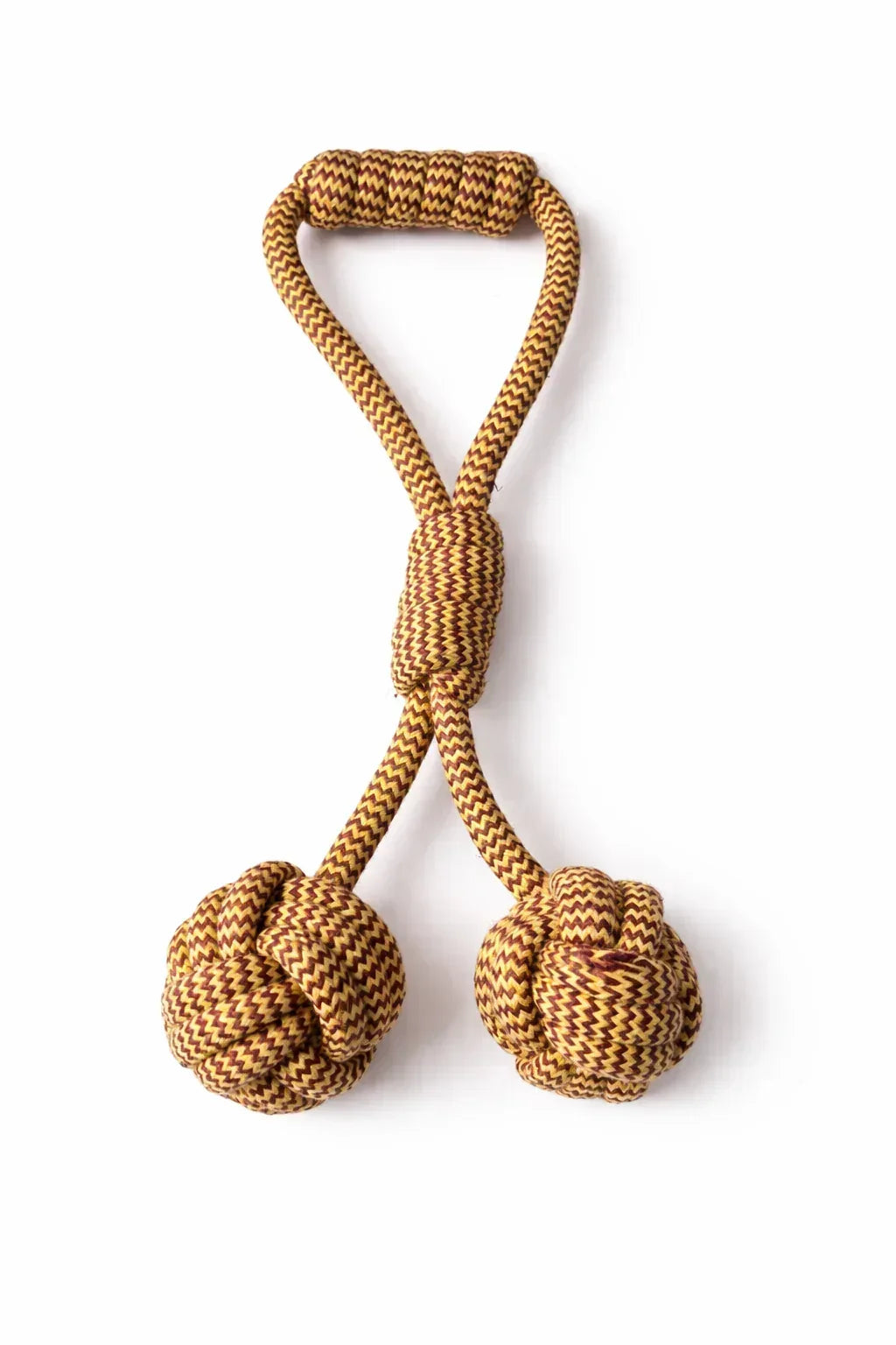 Rope Handle Toy with Double Knotted Balls - Clawmego