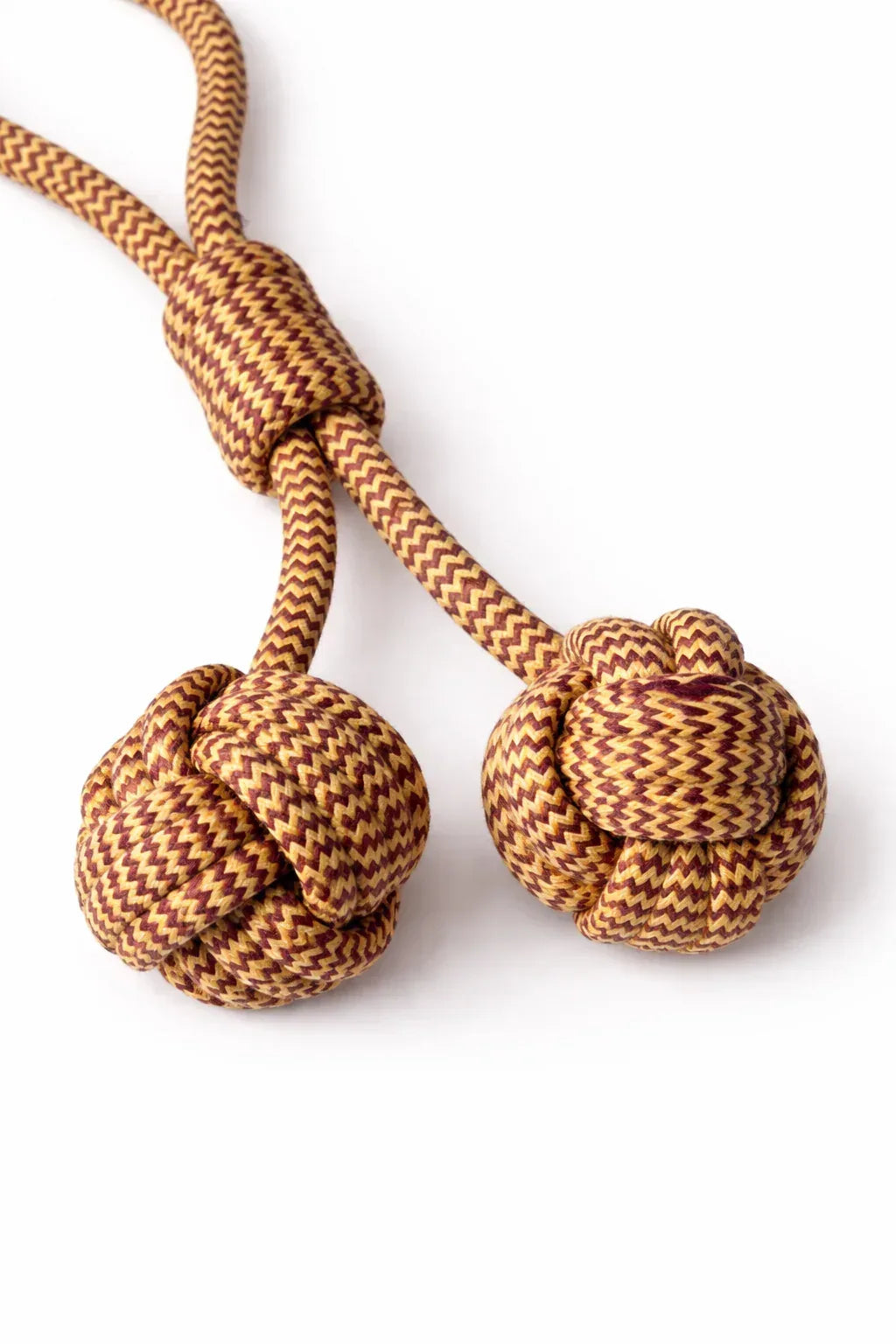 Rope Handle Toy with Double Knotted Balls - Clawmego
