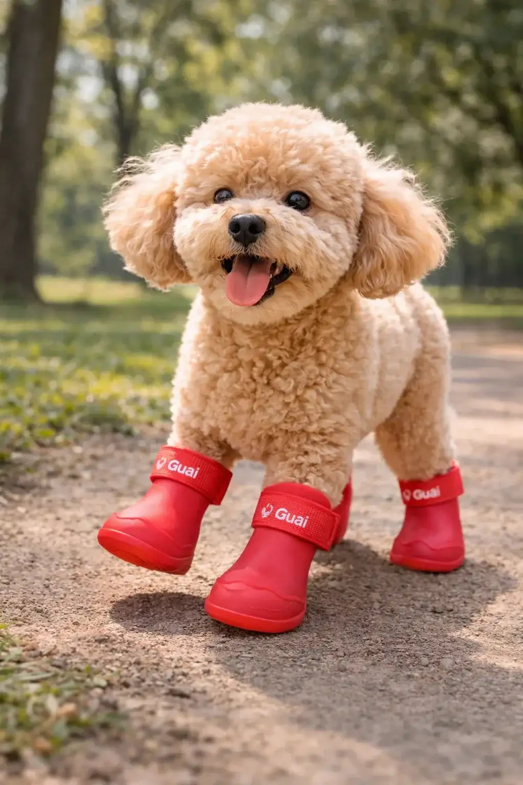 Comfort-Fit Pet Silicone Shoes | Adjustable, Waterproof, Anti Slip