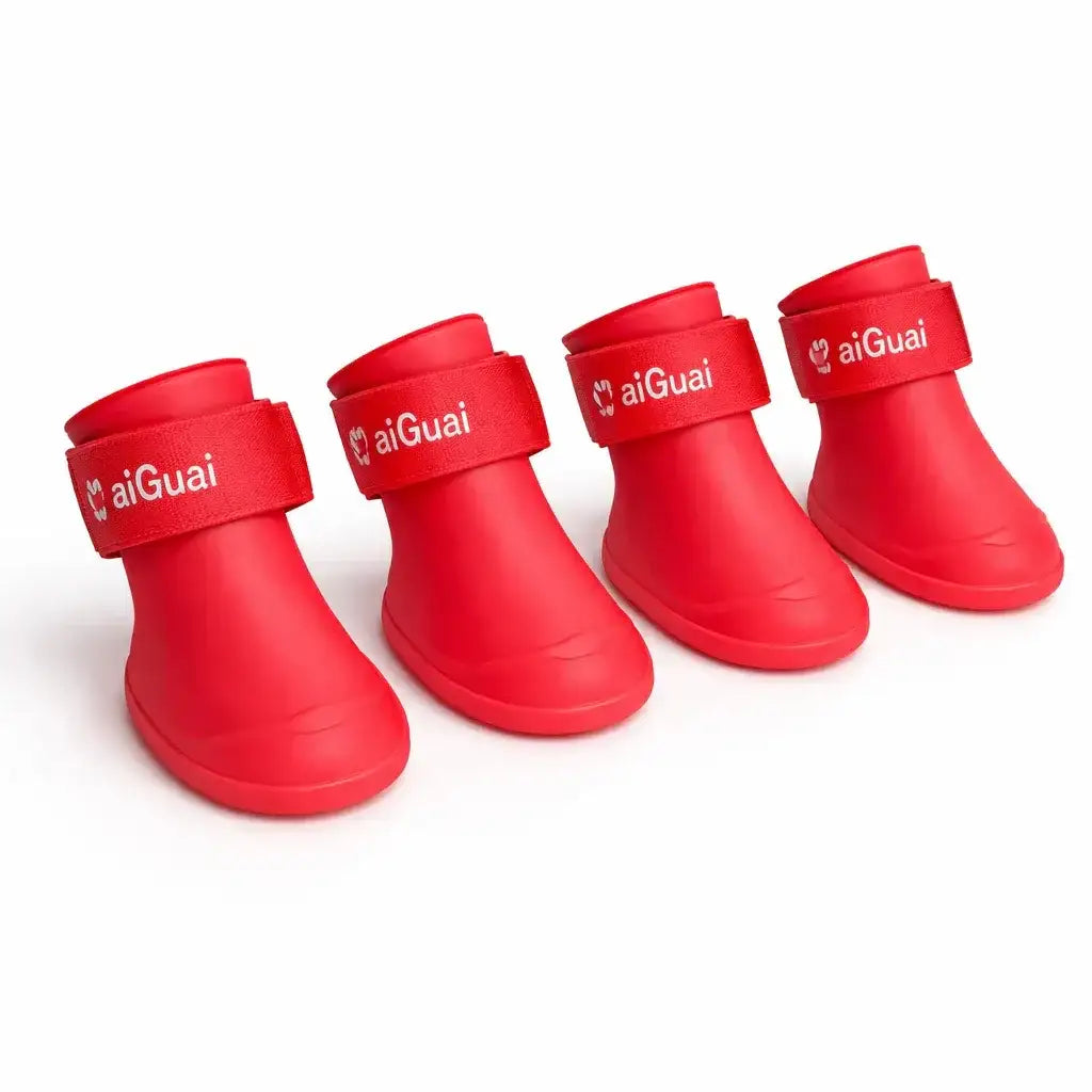 Comfort-Fit Pet Silicone Shoes | Adjustable, Waterproof, Anti Slip