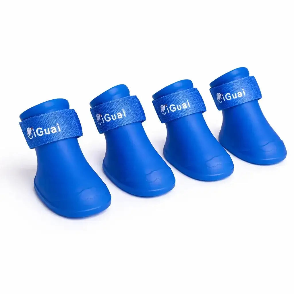 Comfort-Fit Pet Silicone Shoes | Adjustable, Waterproof, Anti Slip