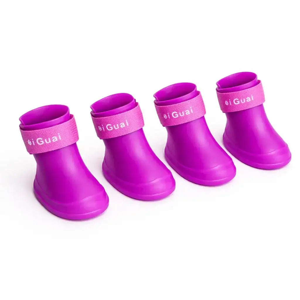 Comfort-Fit Pet Silicone Shoes | Adjustable, Waterproof, Anti Slip