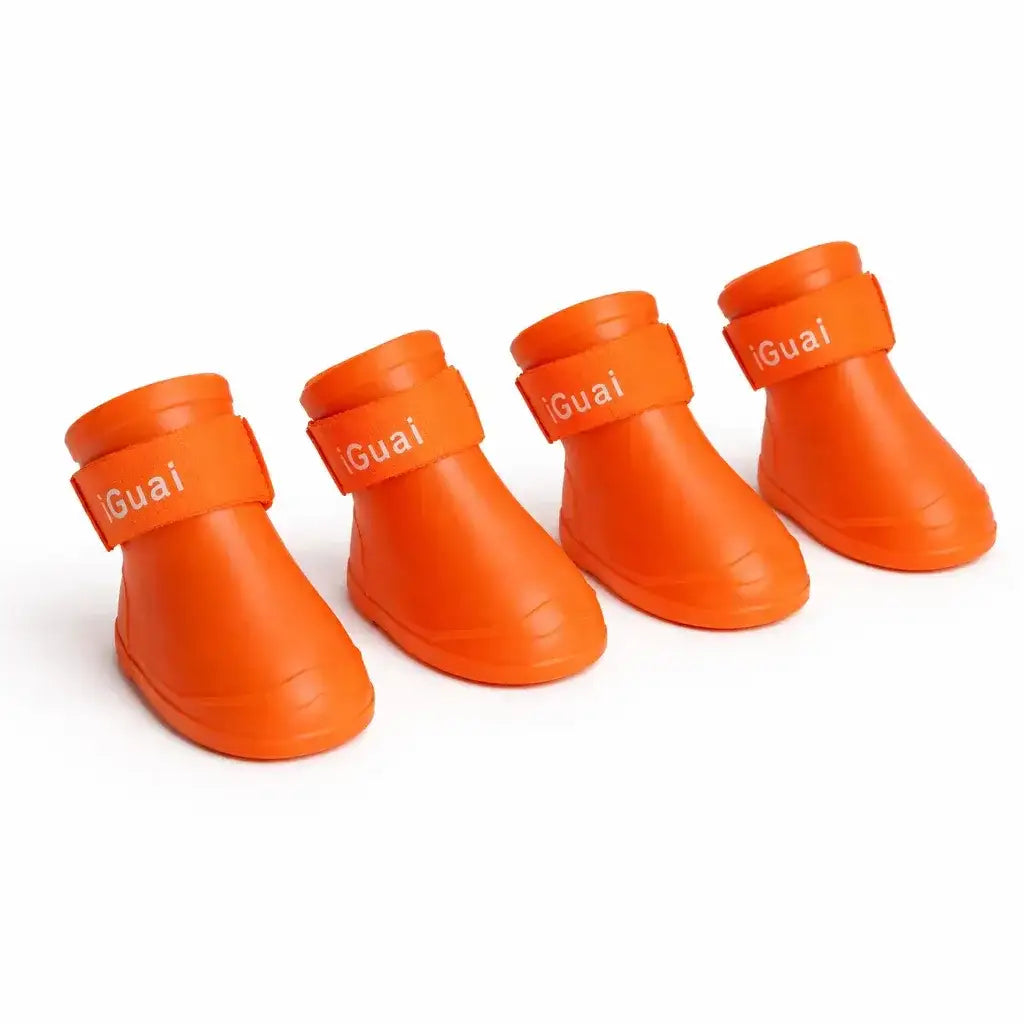 Comfort-Fit Pet Silicone Shoes | Adjustable, Waterproof, Anti Slip