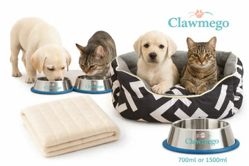 Pet Bed and Bowl Combo - Clawmego
