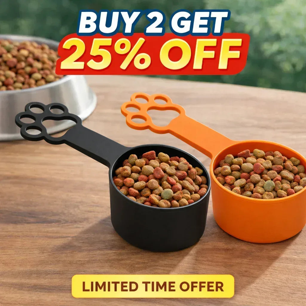 Paw Handle Food Scooper | Durable, Easy-Grip Pet Feeding Tool Sale - Clawmego