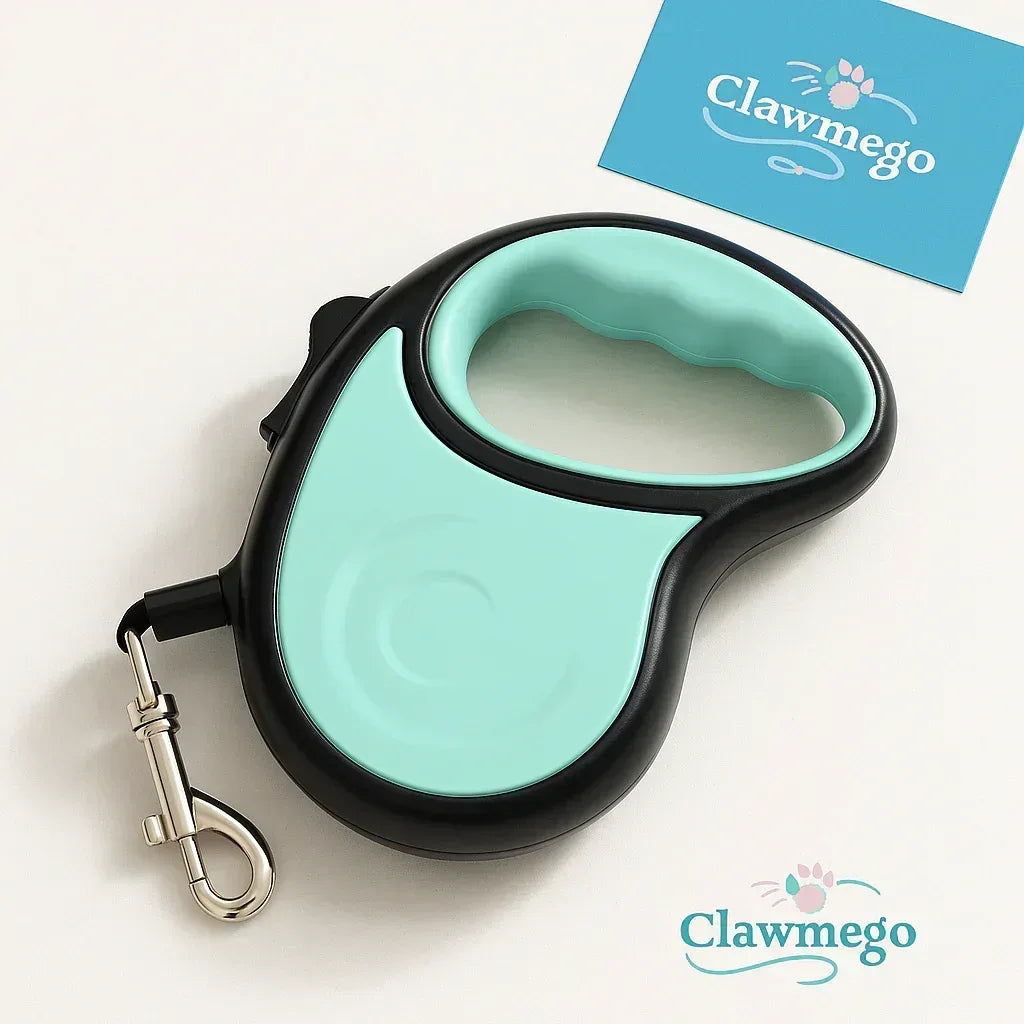 Retractable Dog Leash – Adjustable, Tangle-Free & Comfort Grip - Clawmego