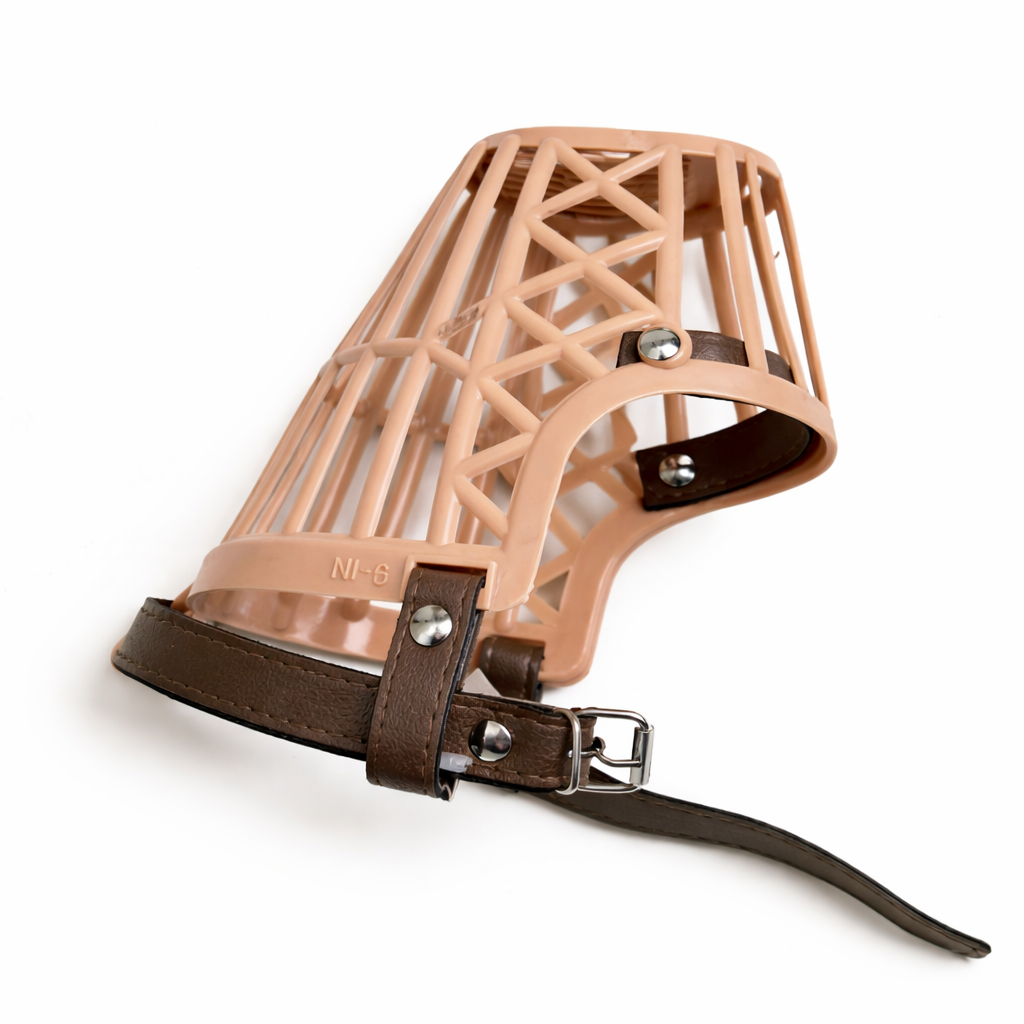 Adjustable Dog Muzzle – Breathable Basket, Comfort Fit