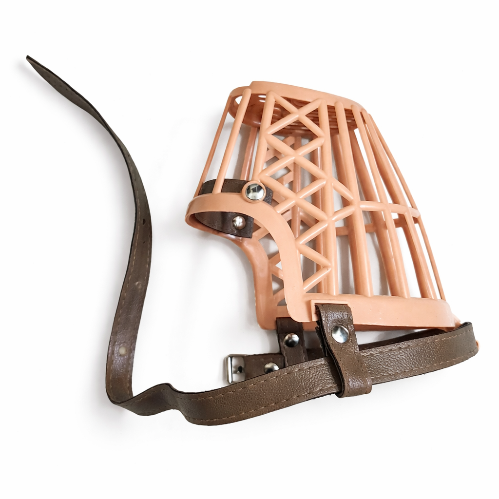 Adjustable Dog Muzzle – Breathable Basket, Comfort Fit