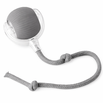 Clawmego Rechargeable Silicone Rolling Ball | Interactive Pet Toy for Dogs & Cats