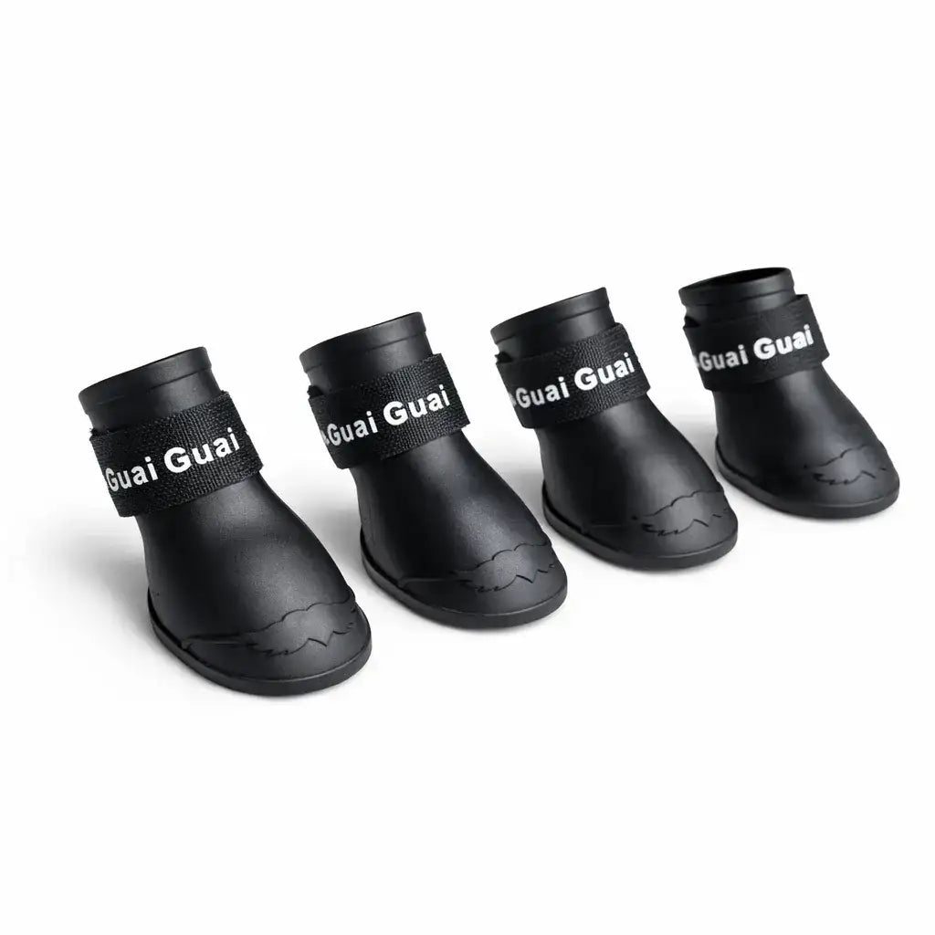 Comfort-Fit Pet Silicone Shoes | Adjustable, Waterproof, Anti Slip