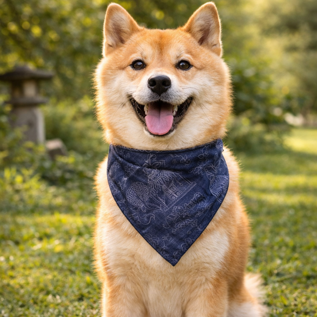 Clawmego Bandana for Dogs Classic Designer_Grey