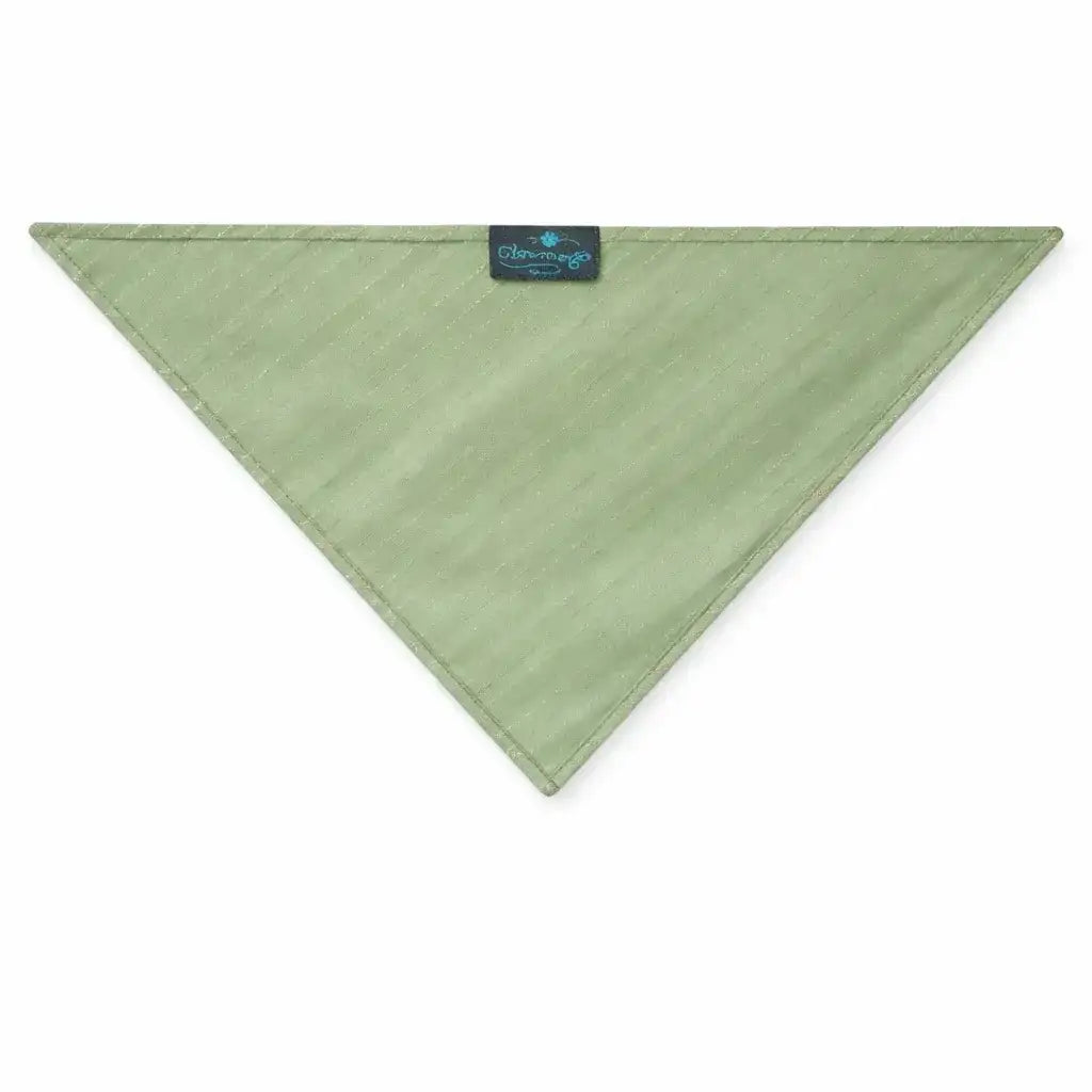 Clawmego Bandana for Dogs_Elegant Designer_Green