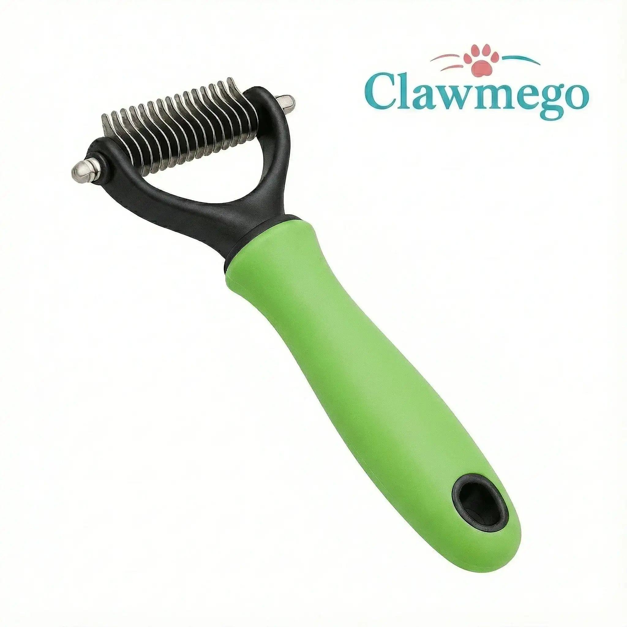 Dematting Comb for Dogs & Cats – Dual-Sided Grooming Brush for Easy, Gentle Fur Detangling - Clawmego