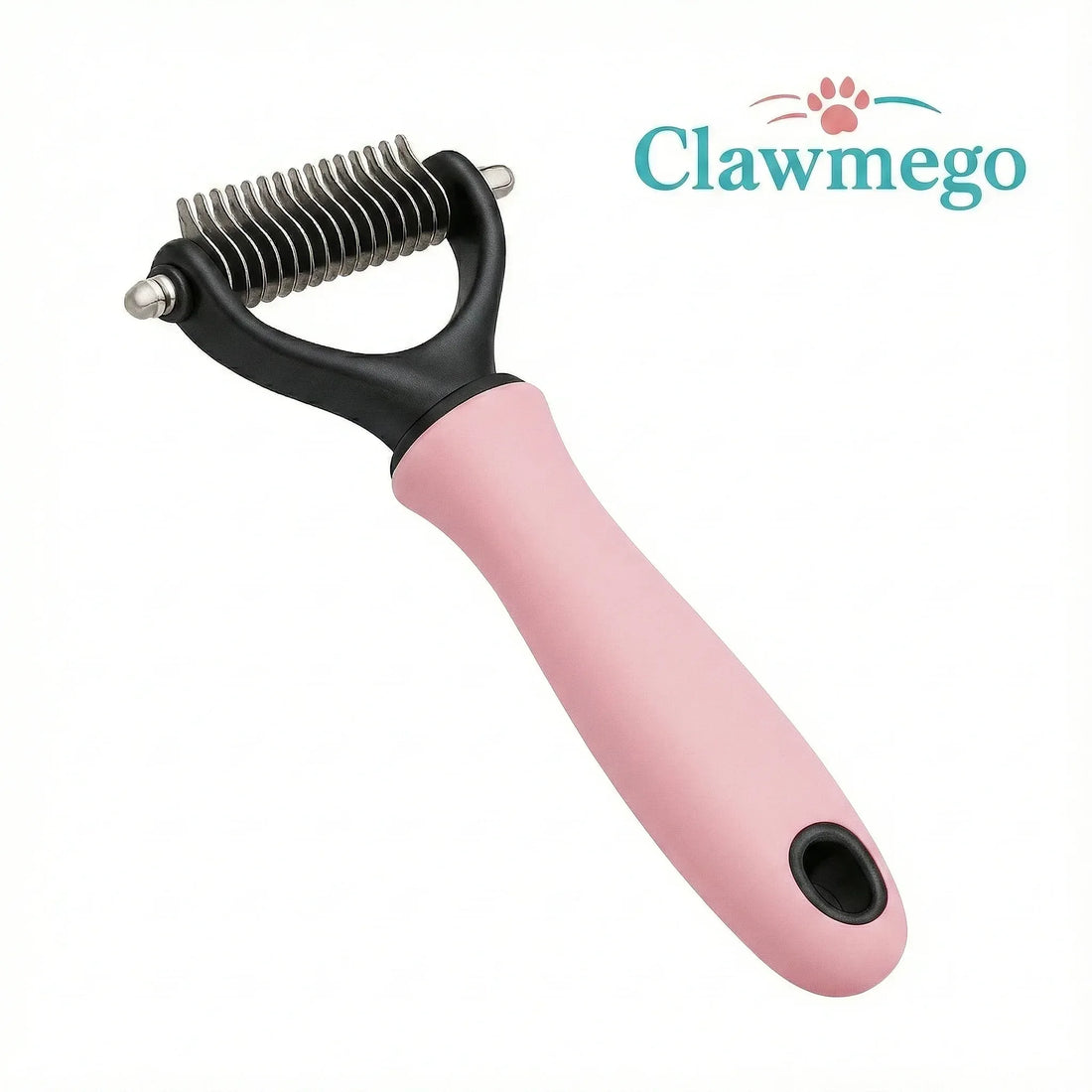 Dematting Comb for Dogs & Cats – Dual-Sided Grooming Brush for Easy, Gentle Fur Detangling - Clawmego