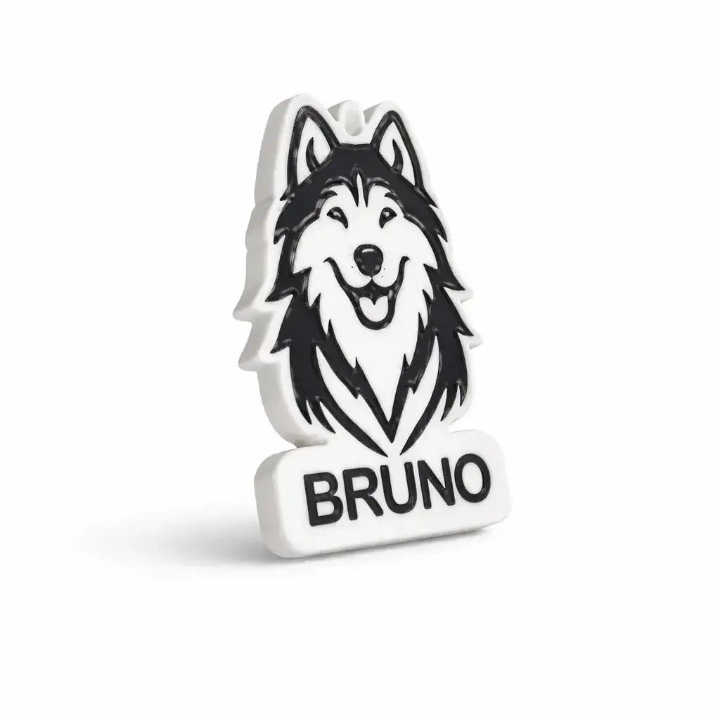 Clawmego NFC Taggo Custom Husky dog pet-ID tag