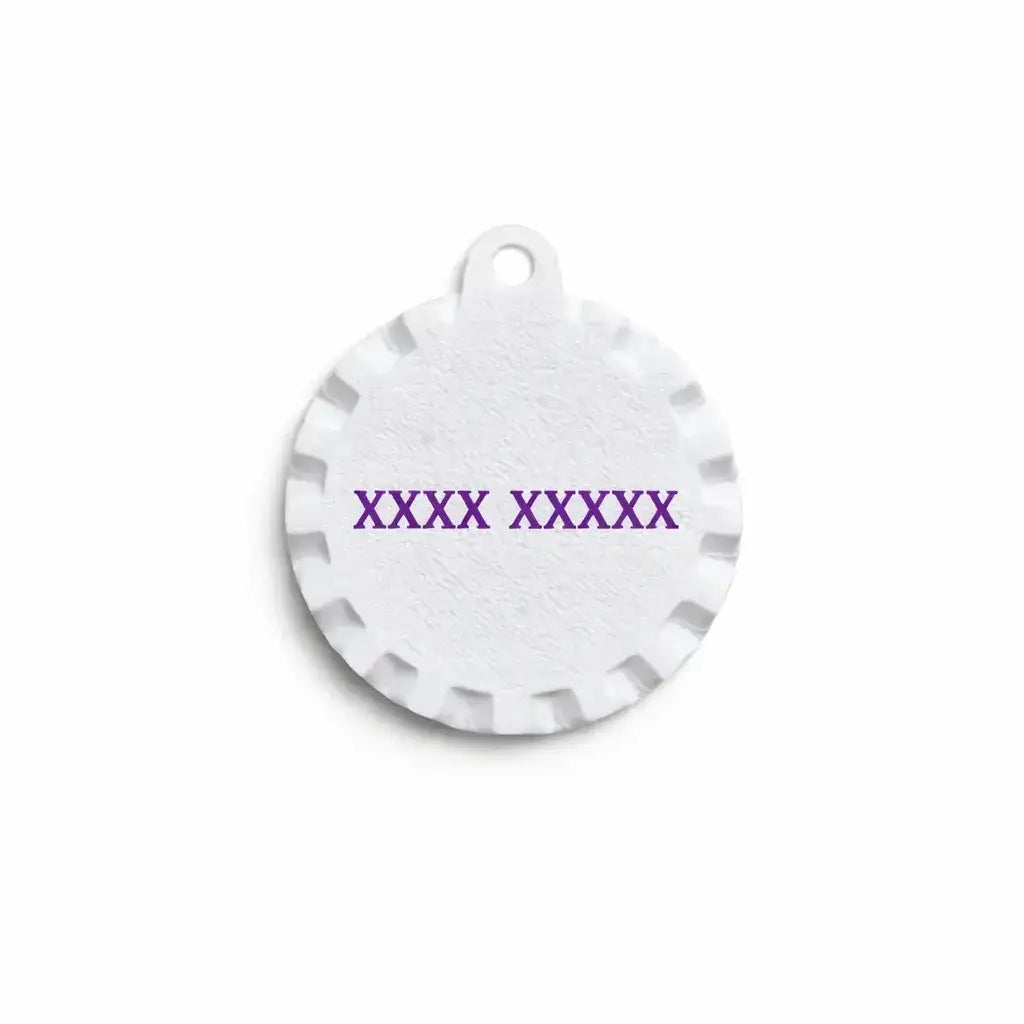 Clawmego NFC Taggo Custom floral pet-ID tag