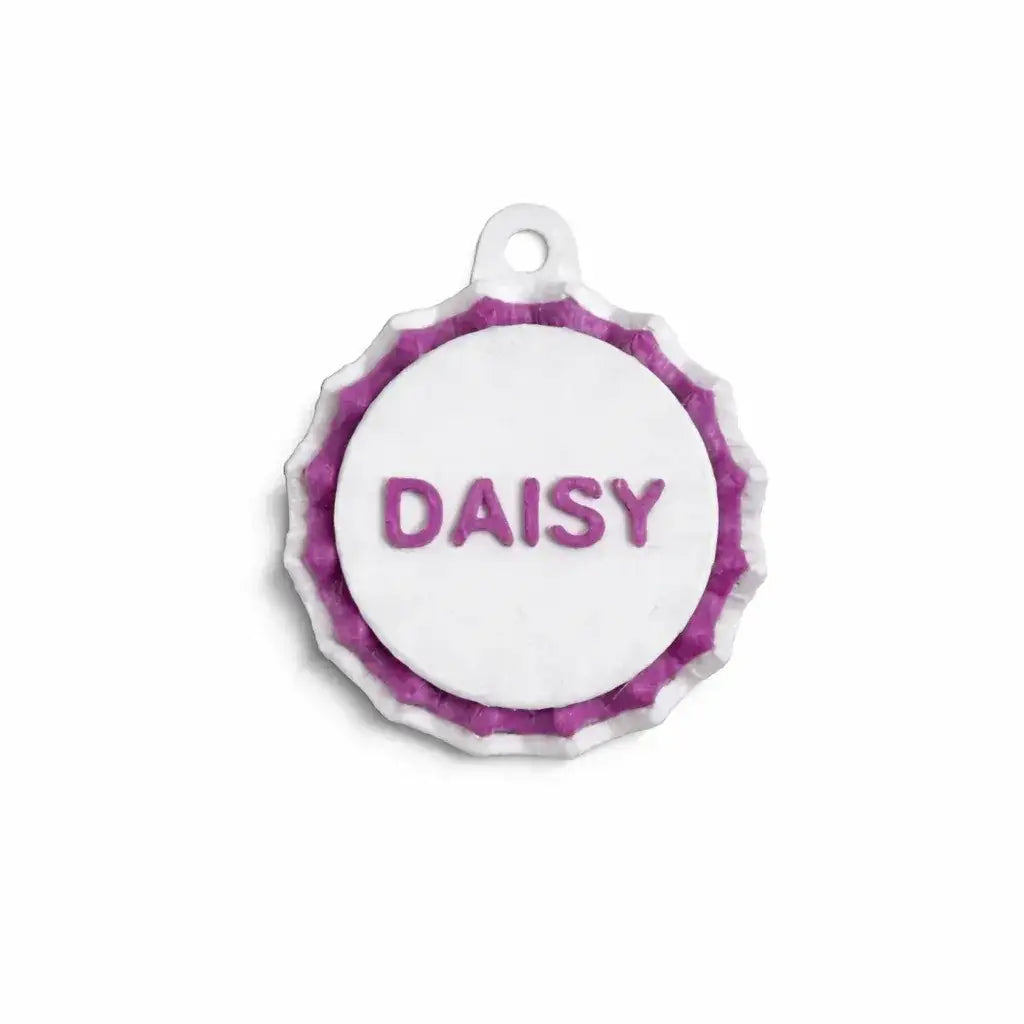 Clawmego NFC Taggo Custom floral pet-ID tag