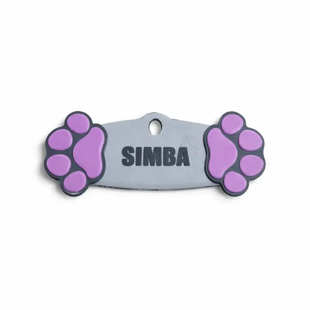 Clawmego NFC Taggo Custom paw print pet-ID tag