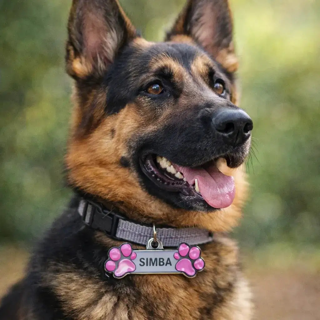 Clawmego NFC Taggo Custom paw print pet-ID tag