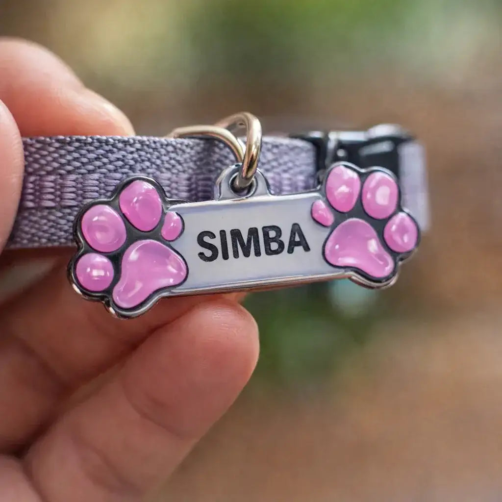 Clawmego NFC Taggo Custom paw print pet-ID tag