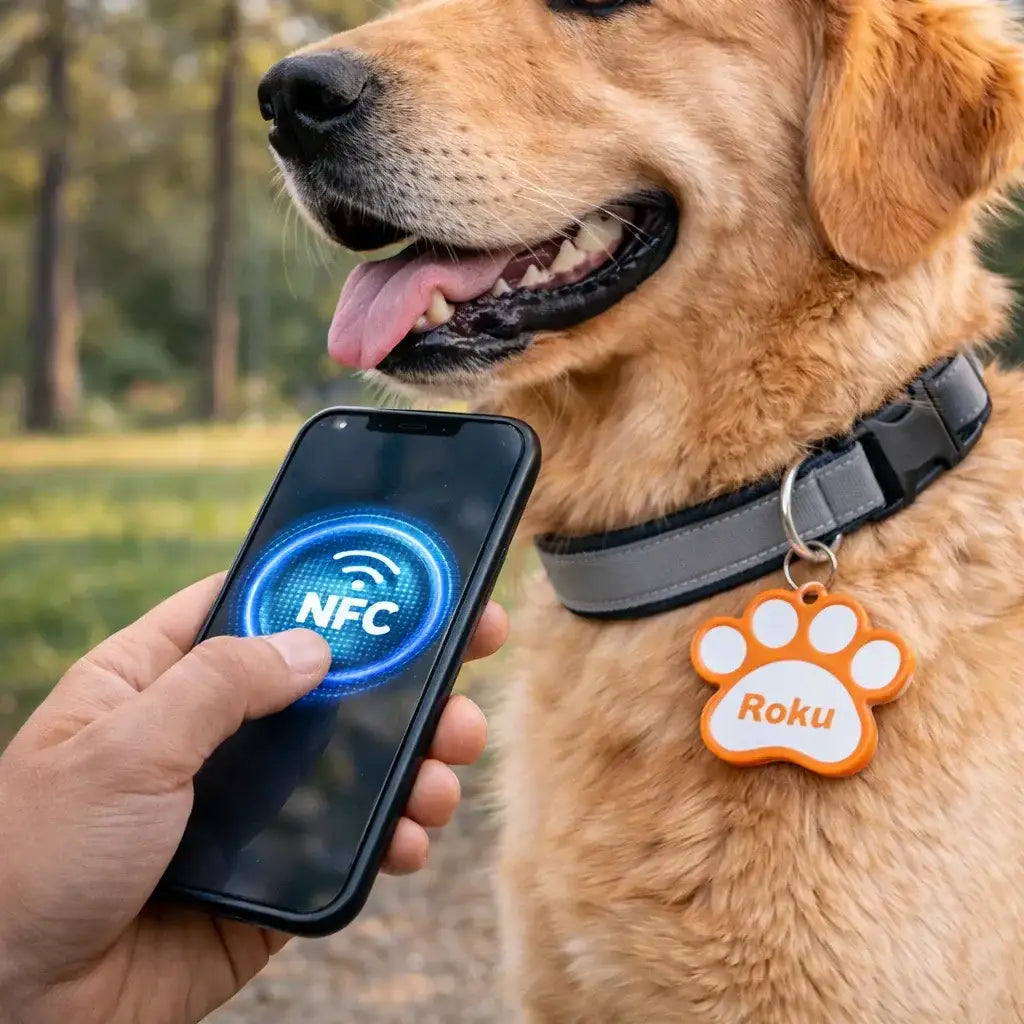 Clawmego NFC Taggo Paw print tag