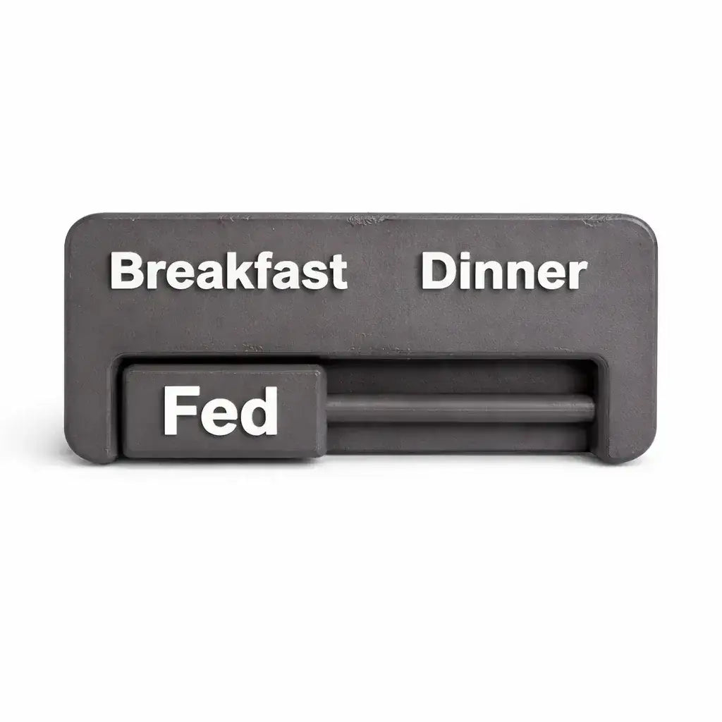 Clawmego Pet Feeding Reminder with Sliding Indicator – Meal Tracker