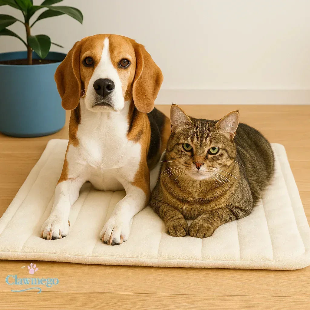Soft Warm Pet Blanket – Comfort Sleep Mat for Dogs & Cats - Clawmego