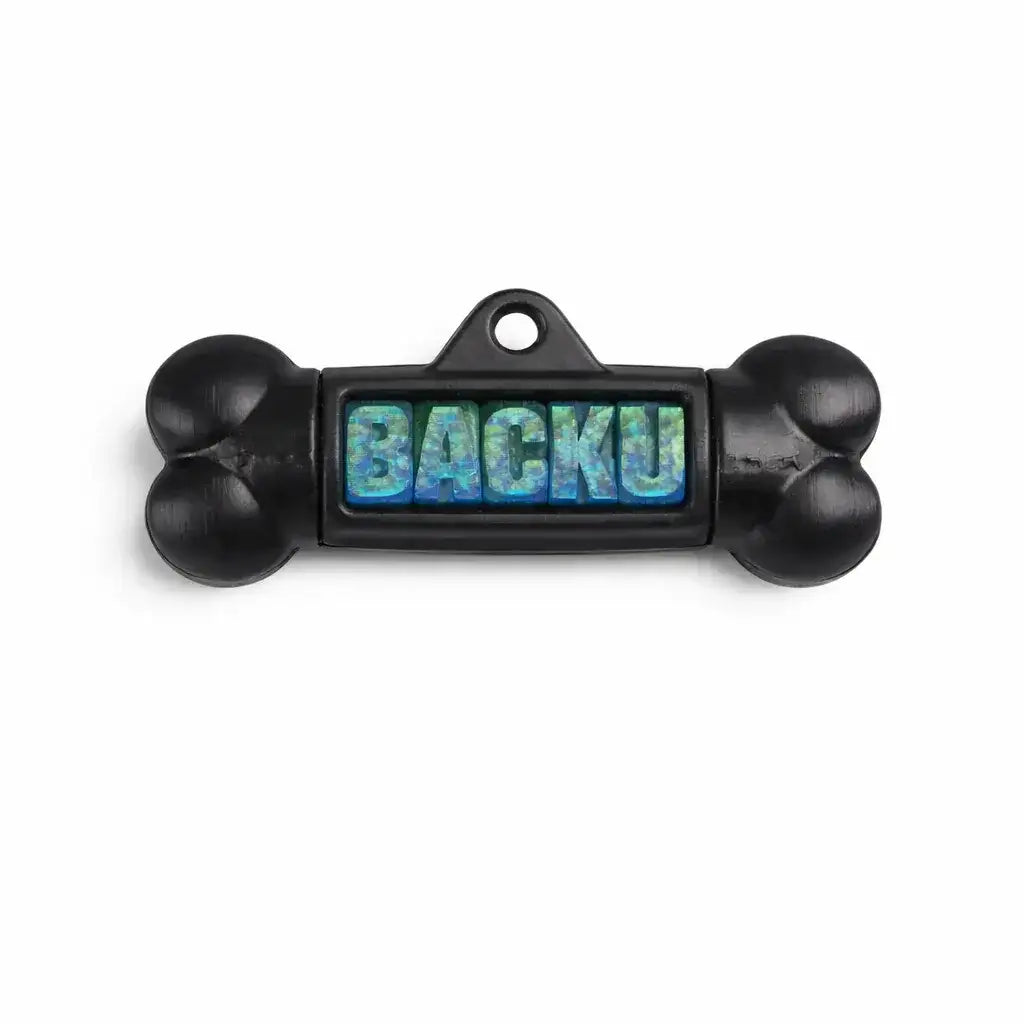 Clawmego Taggo Iridescent bone shape tag