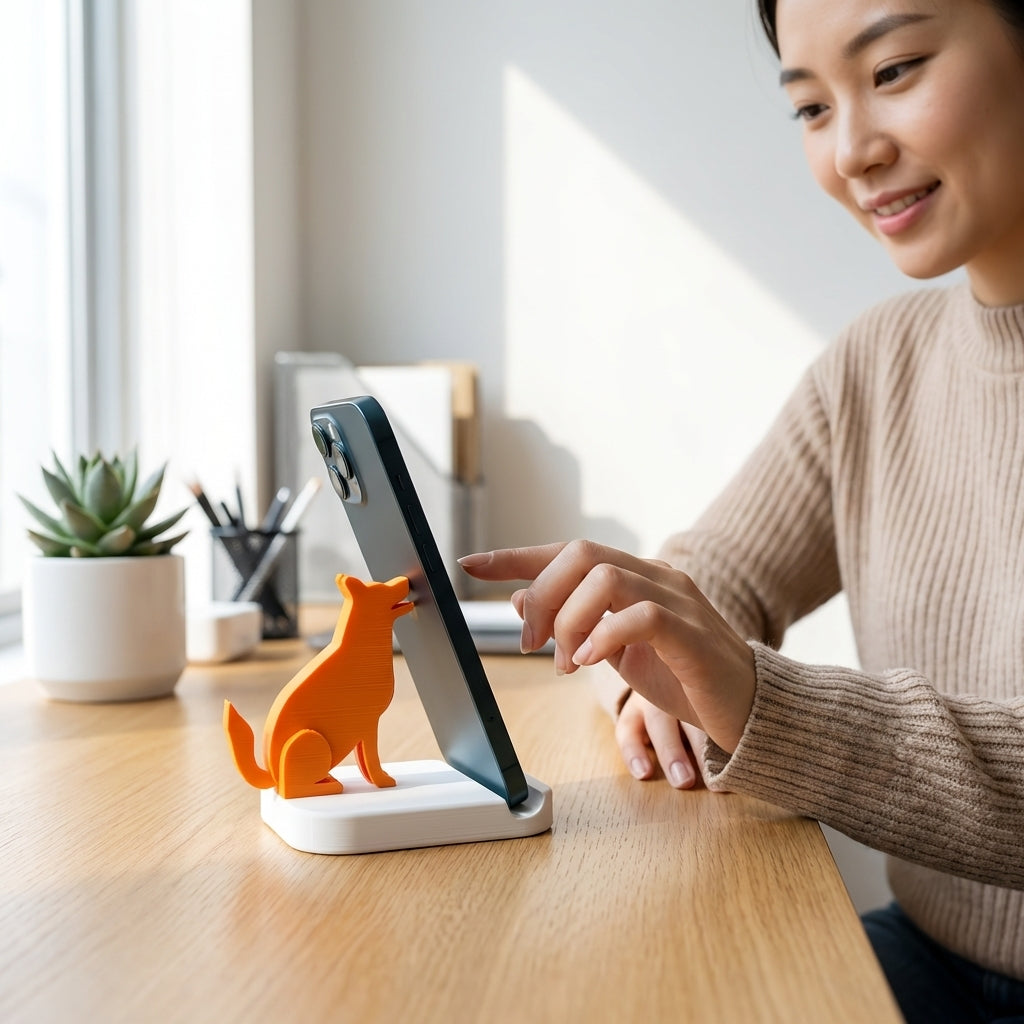 Dog_Silhouette_Mobile_Holder_Lifestyle View 2
