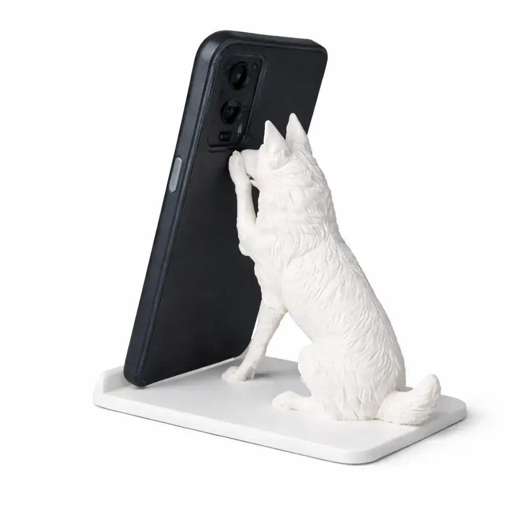 German Shepherd_figurine_mobileholder_Side View