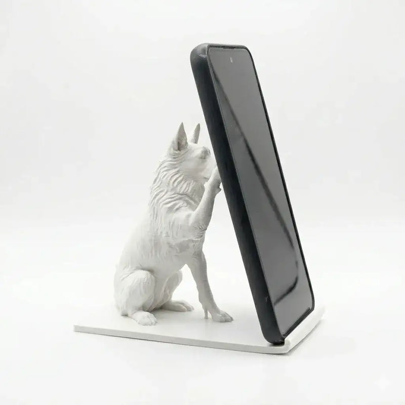 German Shepherd_figurine_mobileholder_Side View