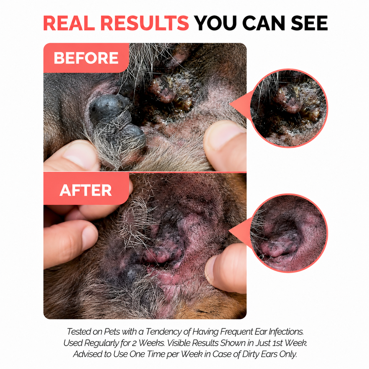 Moe Puppy Ear Care+ Dog Ear Cleaner – Gentle Ear Cleaning Solution
