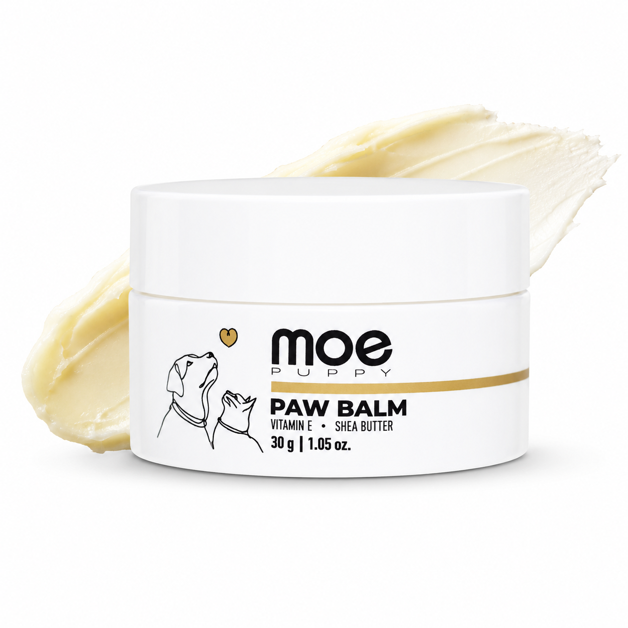 Moe Puppy Paw Balm for Dogs & Cats – Natural Paw Moisturizer