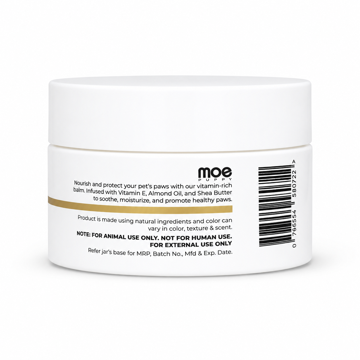 Moe Puppy Paw Balm for Dogs & Cats – Natural Paw Moisturizer