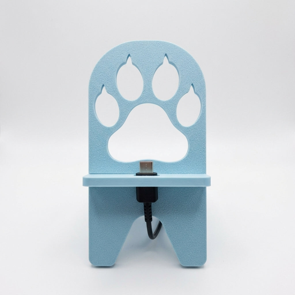 Paw design mobile stand with charging hole