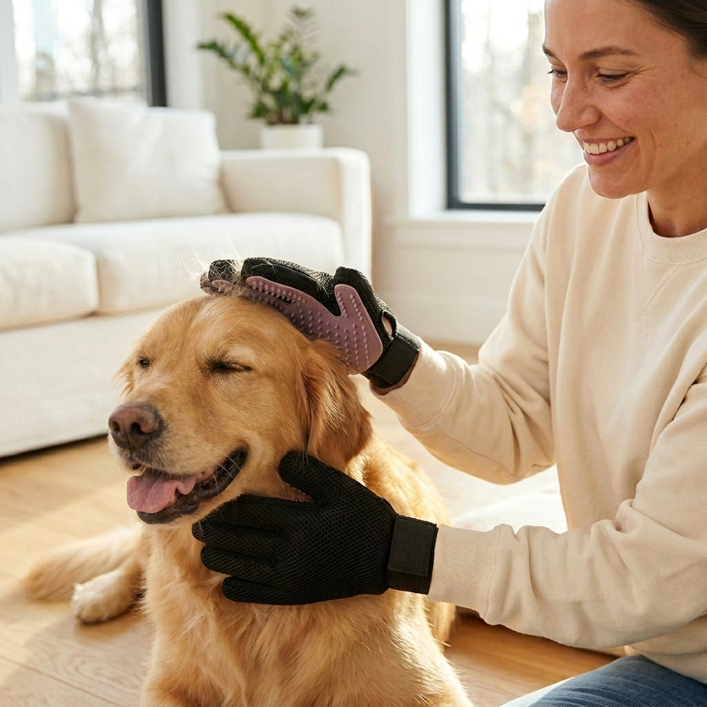 Pair of grooming gloves