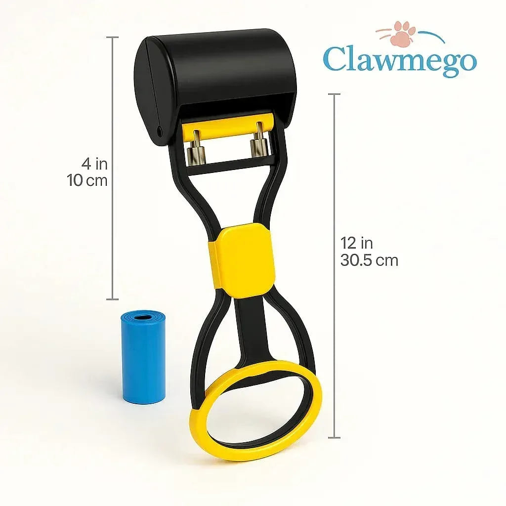 Pet Poop Picker – Portable, Hygienic & Hands-Free Dog Waste Cleanup Tool - Clawmego